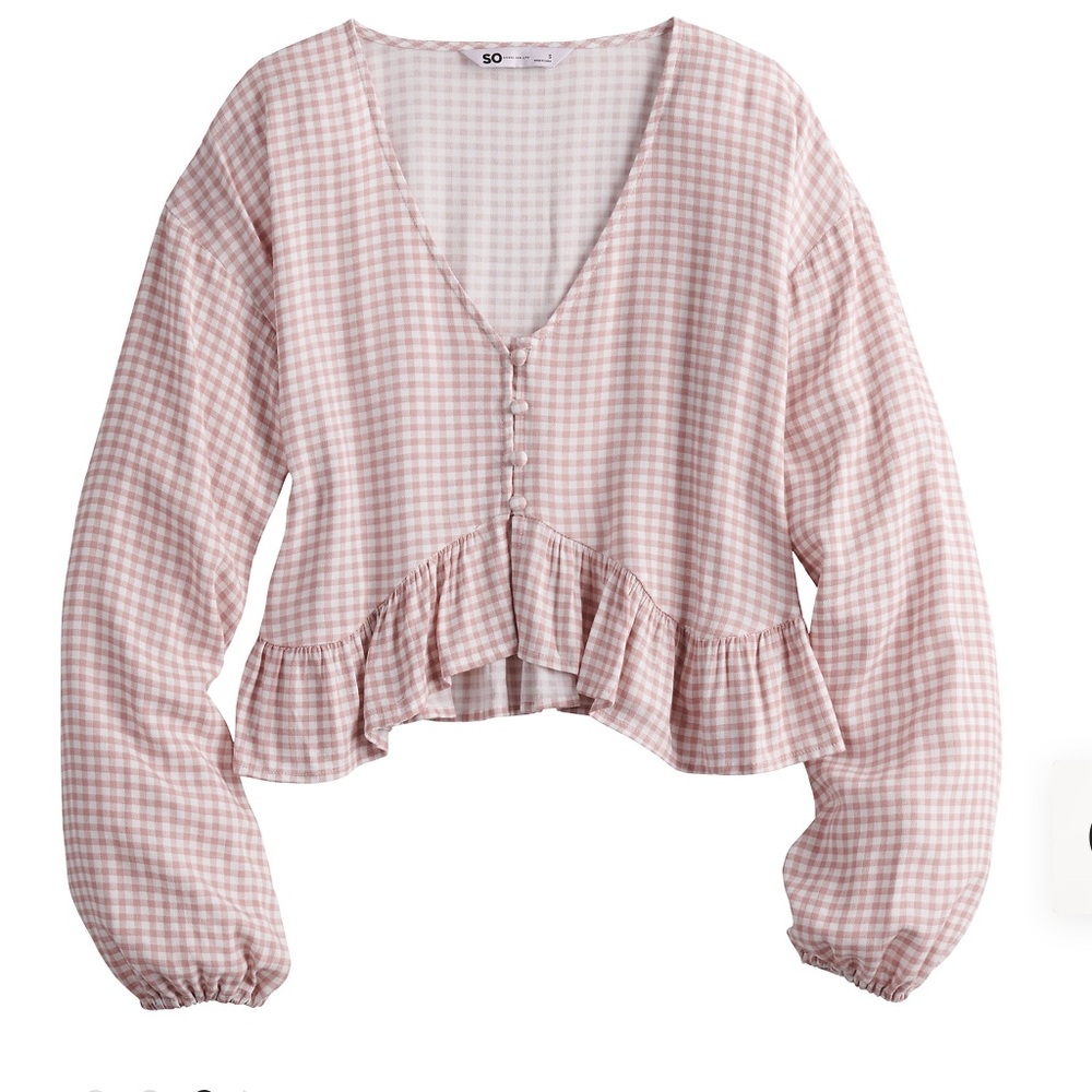 Gingham Crop Top